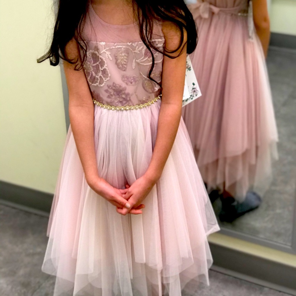 Iris & Ivy pink party dress size 6